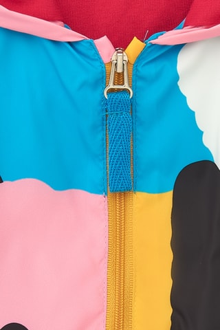 Windjack met capuchon Happy Garden - Roze