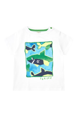 T-shirt Color The Sea - Wit