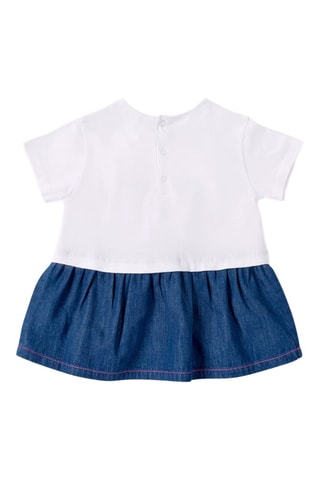 Robe trompe - Blanc