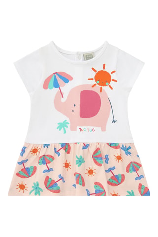 Jurk en Bloomer Tropical Summer - Roze