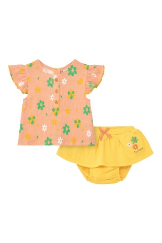 T-shirt et bloomer Healthy apple - Rose