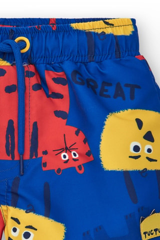 Short de bain Hey Buddies - Bleu