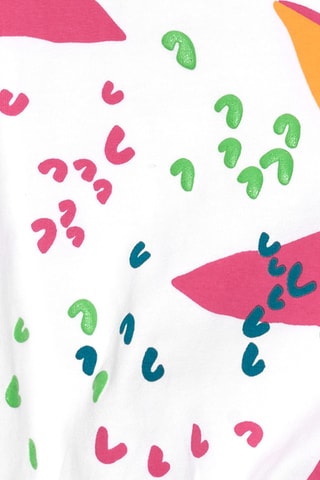 T-shirt Tropical Vibes - Blanc