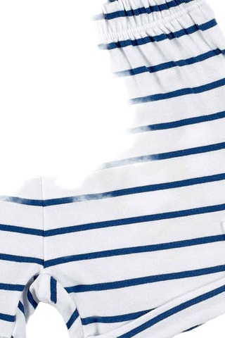 T-shirt et short - Blanc et bleu
