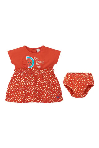 Robe et culotte Fruiti - Rouge