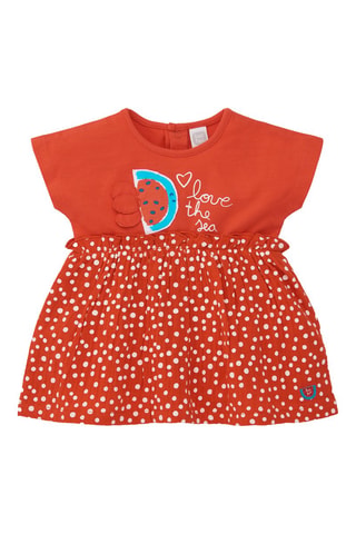 Robe et culotte Fruiti - Rouge