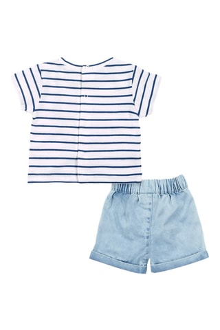 T-shirt et short - Bleu