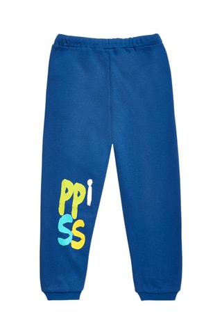 Fleece Joggingbroek Run Sing Jump - Blauw