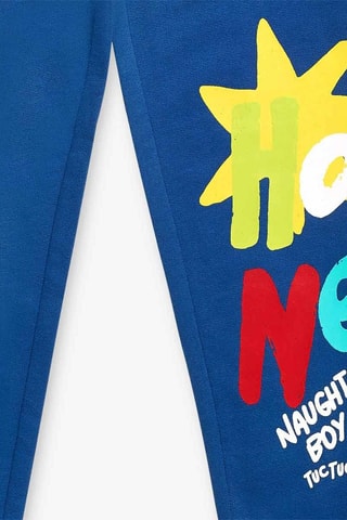 Fleece Joggingbroek Run Sing Jump - Blauw
