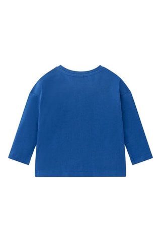 T-shirt Run Sing Jump - Blauw