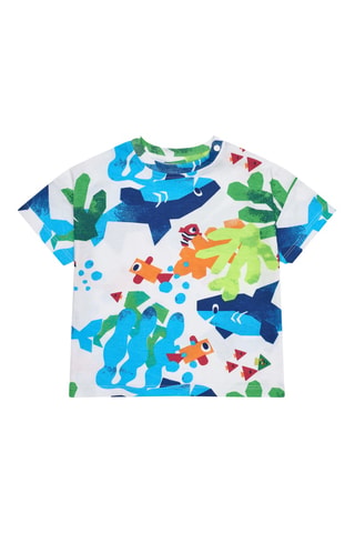 T-shirt Color The Sea - Wit