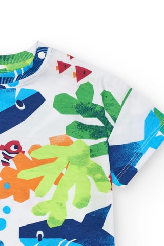 T-shirt Color The Sea - Wit