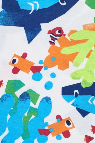T-shirt Color The Sea - Wit