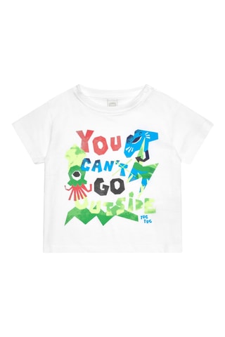 T-shirt Color The Sea - Wit