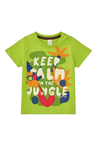 T-shirt Vacay Feelings - Groen