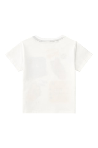 T-shirt Hey buddies - Blanc