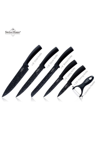 6 cuchillos de acero inoxidable Basel Premium