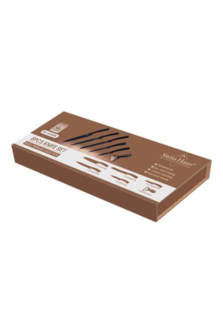 6 cuchillos de acero inoxidable Basel Premium