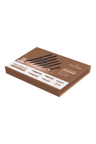 6 cuchillos de acero inoxidable Basel Premium