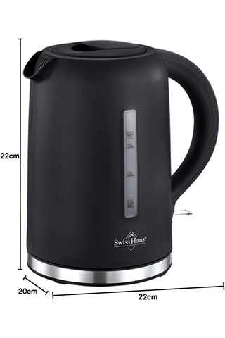 Hervidor inalámbrico de acero inoxidable Lake Geneva - 1,7 l - 1500 W