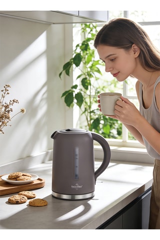Hervidor inalámbrico de acero inoxidable Lake Geneva - 1,7 l - 1500 W