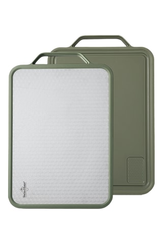 Tabla para cortar de acero inoxidable Lake Geneva