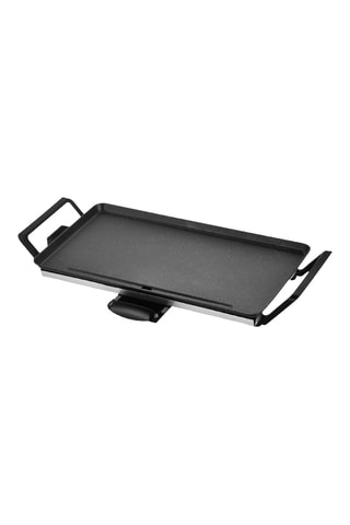 Plancha eléctrica de acero inoxidable Basel Premium - 46 x 26 cm