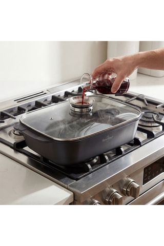 Fuente para horno con revestimiento de cerámica Basel Premium - 34 x 10 cm