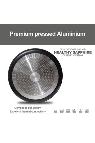 Cuscusera con revestimiento de cerámica Lausanne - 30 cm - 15 l