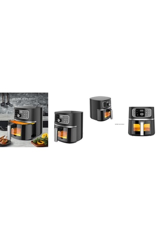 Air fryer de acero inoxidable con revestimiento de cerámica Lake Geneva  - 4,5 l - 1400 W