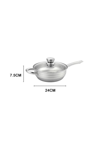 Batería de cocina de acero inoxidable Montreux Collection - 12 piezas