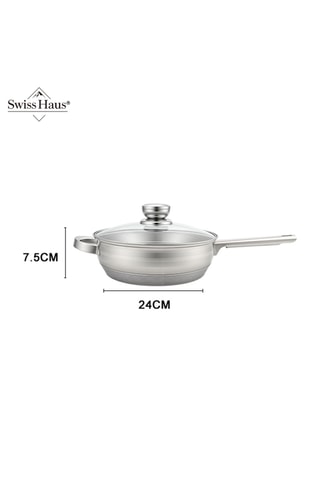 Batería de cocina de acero inoxidable Montreux Collection - 12 piezas