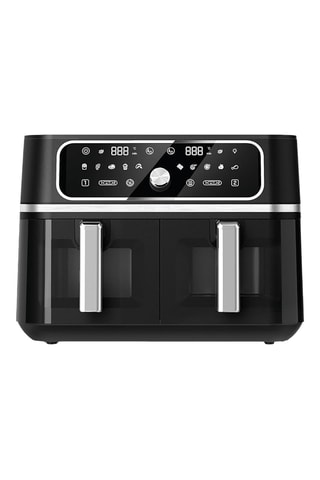 Air fryer de acero inoxidable Basel Premium - 2 x 4,5 l - 2600-3100 W