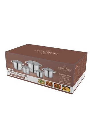 5 ollas de acero inoxidable Engelberg Collection - 16/18/20/24/28 cm - 2/2,7/3,7/6,3 l