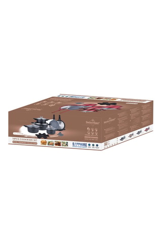 Batería de cocina con revestimiento de cerámica Basel Premium - 14 piezas