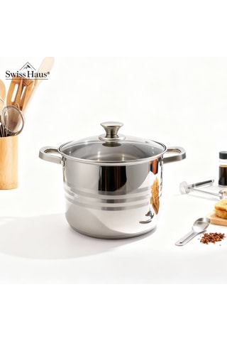 Batería de cocina de acero inoxidable Montreux Collection - 9 piezas