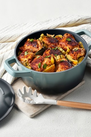 Batería de cocina con revestimiento de cerámica Zurich Luxury - 17 piezas