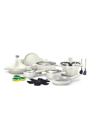 Batería de cocina con revestimiento de cerámica Zurich Luxury - 20 piezas