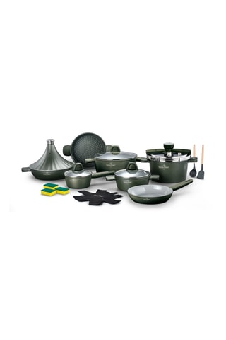 Batería de cocina con revestimiento de cerámica Zurich Luxury - 20 piezas