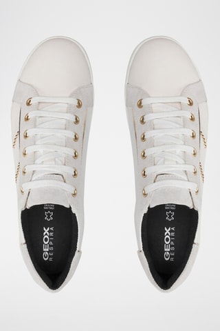 Baskets en cuir - Ecru
