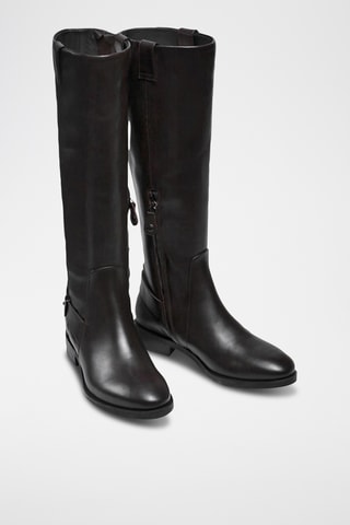 Bottes en cuir - Marron
