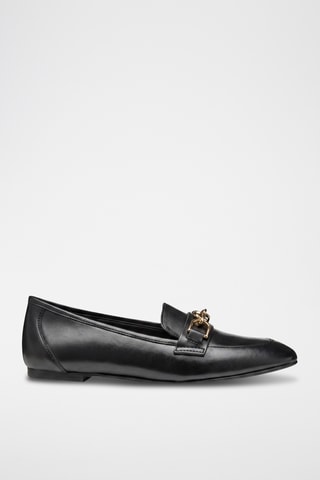 Mocassins en cuir Llizia - Marron foncé