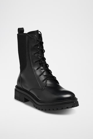 Bottines en cuir Iridea - Noir
