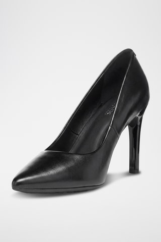 Escarpins en cuir Faviola - Noir