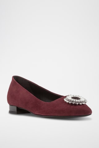 Ballerines en nubuck Charyssa - Bordeaux