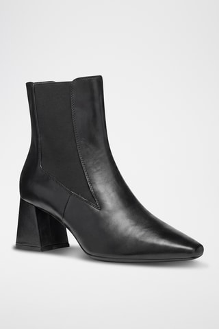 Bottines Chelsea en cuir Giselda - Noir