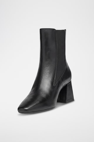 Bottines Chelsea en cuir Giselda - Noir