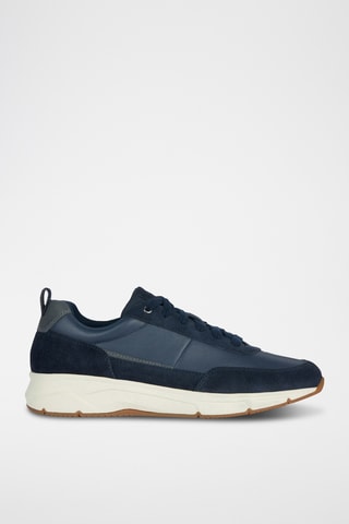 Baskets en cuir Radente - Bleu marine