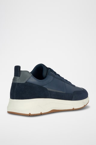 Baskets en cuir Radente - Bleu marine