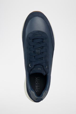 Baskets en cuir Radente - Bleu marine